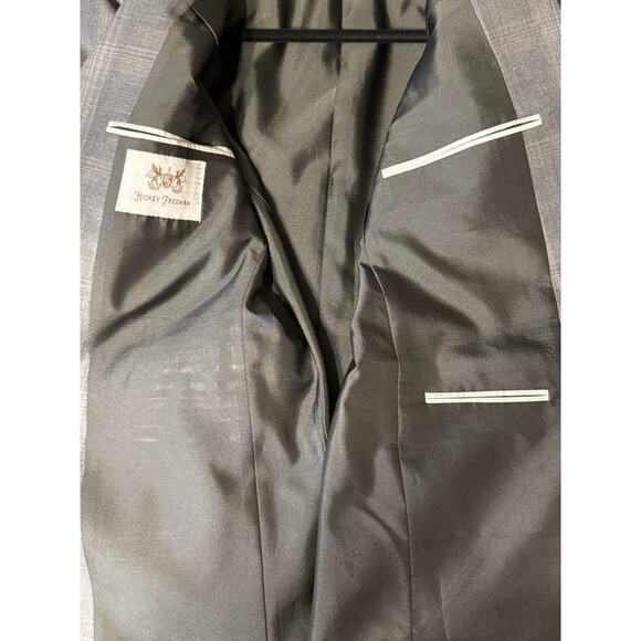 Hickey Freeman 42S Worsted Wool Milburn Sport Coat Academia Old Money Quiet Luxe - Picture 7 of 9